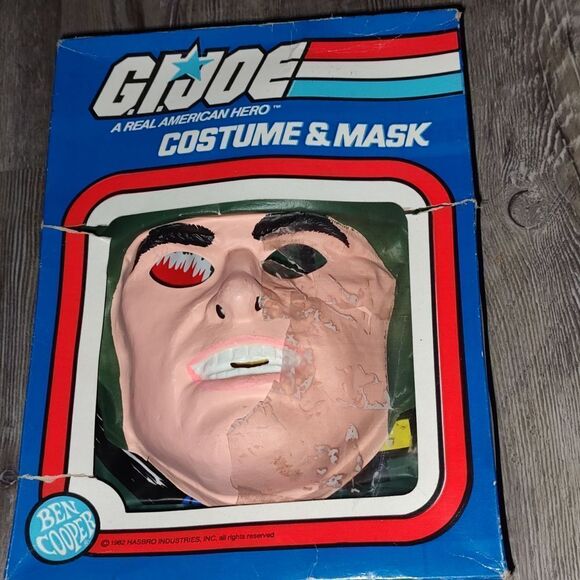Vintage Ben Cooper GI Joe Mask and Costume  Sz M in box - Picture 11 of 12